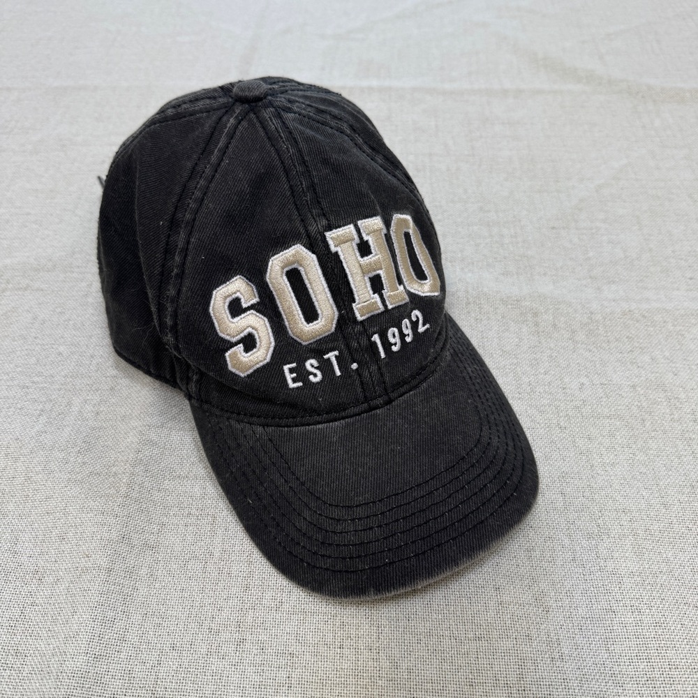 H&M Washed-look twill cap - Black/SOHO - Ladies | M/L